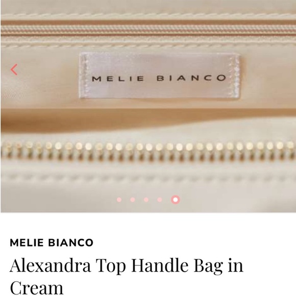 Sold MELIE BIANCO BRAND NEW CREAM KNOT BAG - Picture 6 of 7